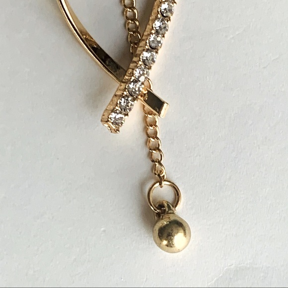 ⭐️🆕 Betsey Johnson Style - Chic Golden Drop Earrings - Picture 6 of 7
